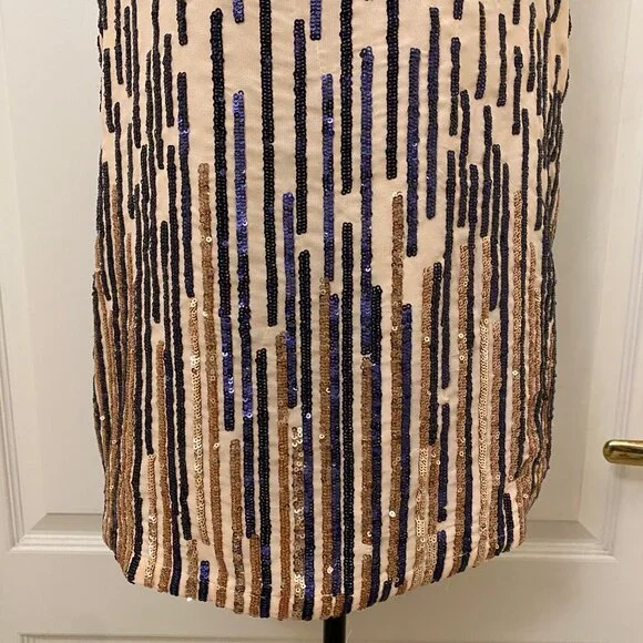 Great Anthropologie TINY Sequins Embellished Tank Knit Tops Size Medium - Picture 4 of 8